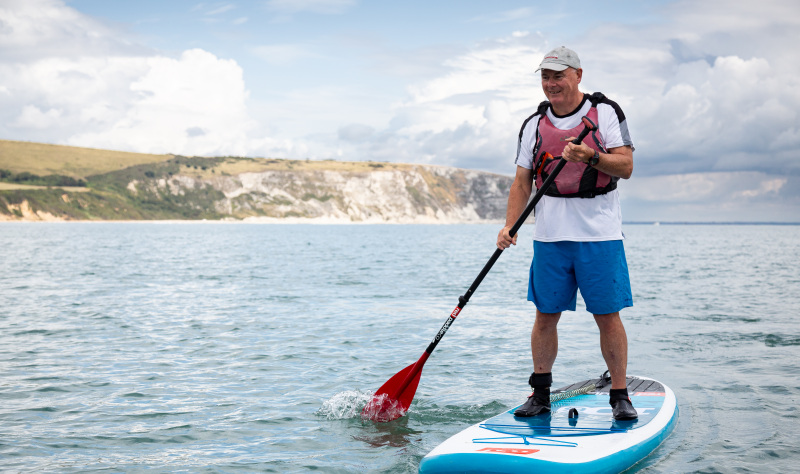 Discover a new skill – try paddleboarding
